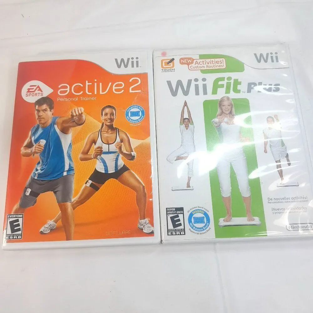 Nintendo‎ Wii EA Active 2 & Wii fit plus video game set EA Sports